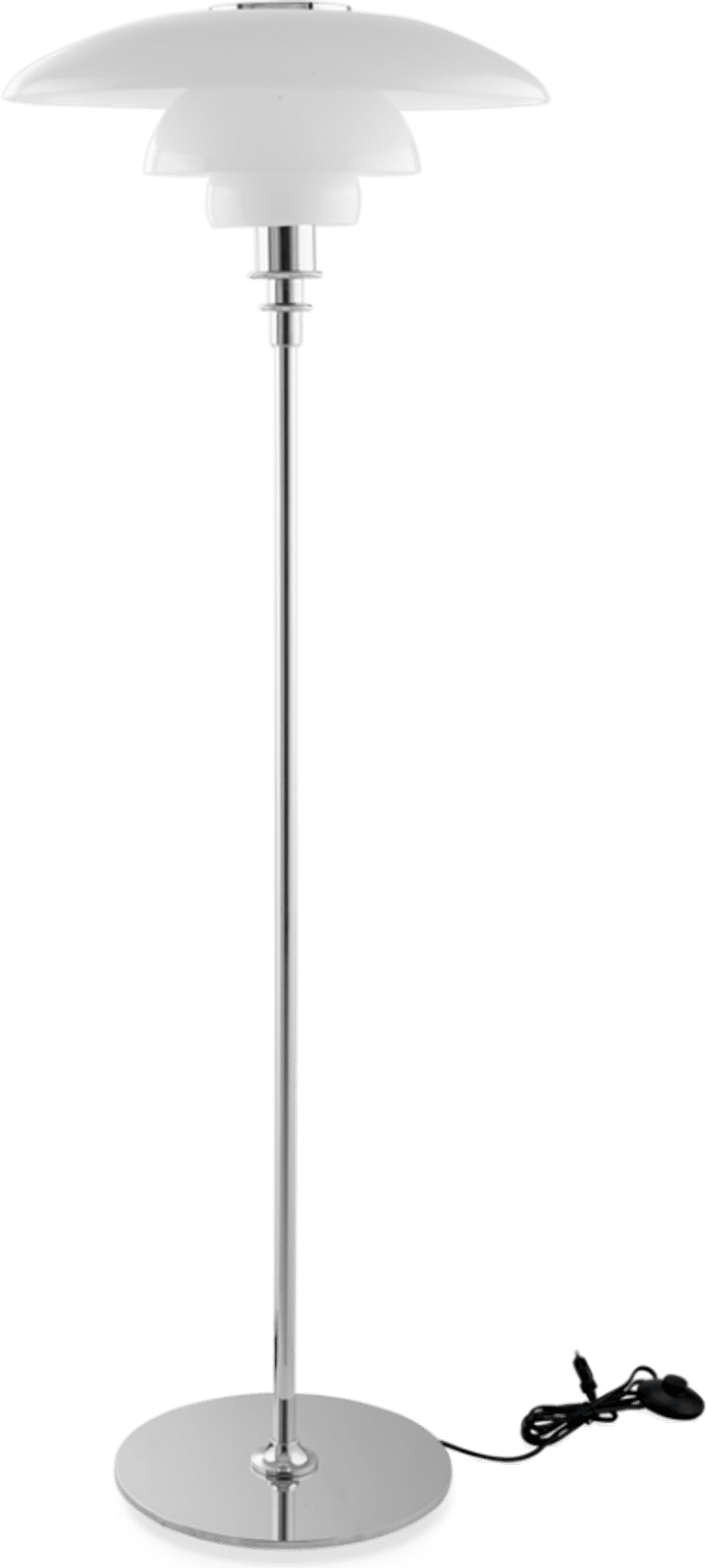 PH 4.5 - 3.5 Style Floor Lamp Tall Chrome image.