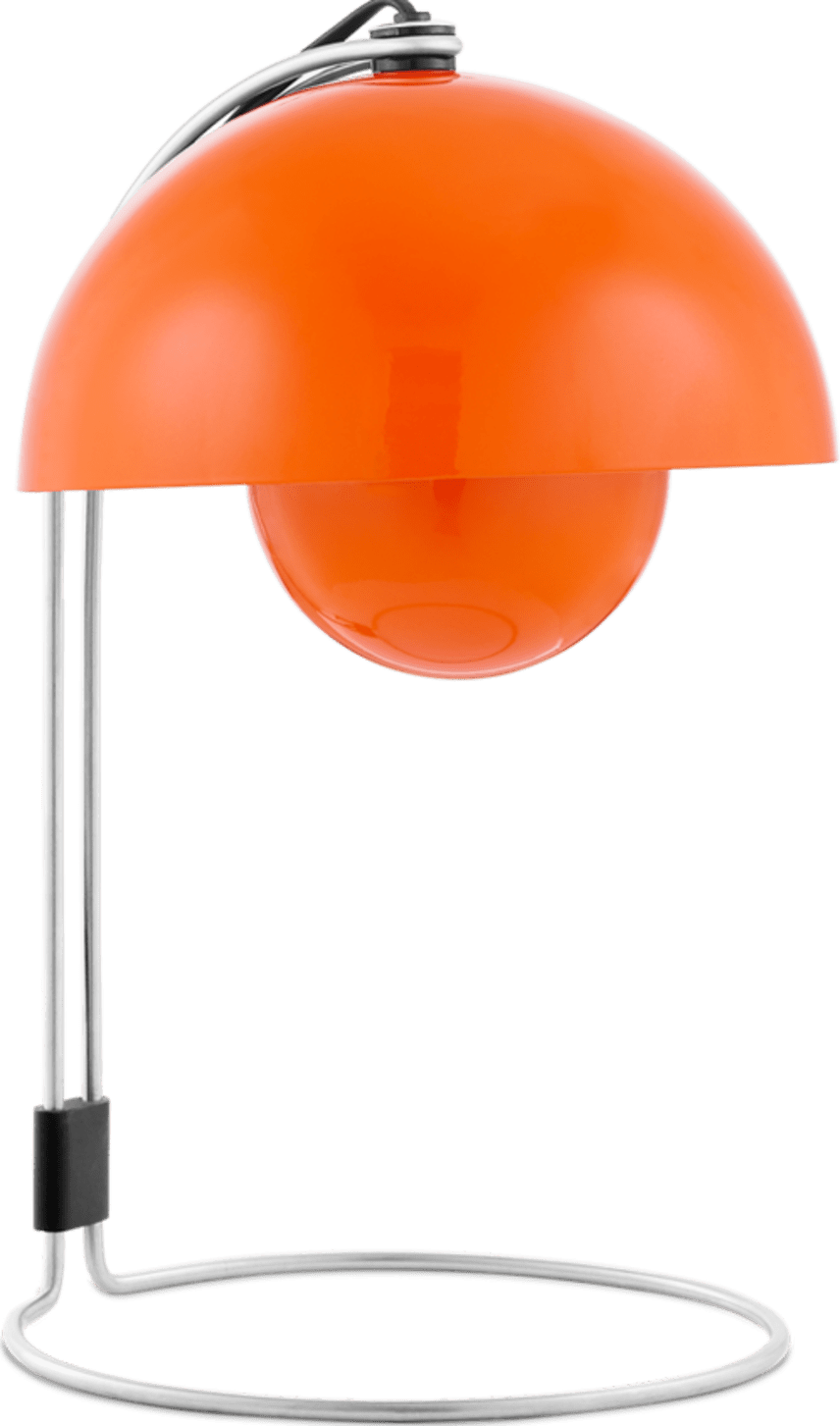 Flowerpot VP4 Style bordlampe Orange image.