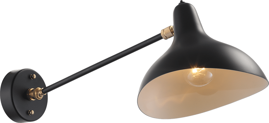 Mantis BS5 Style Wall Lamp Black image.