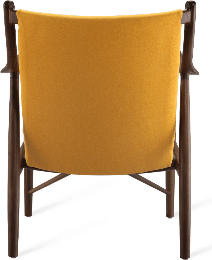 No. 45 Chair Mustard/Fabric/Walnut image.