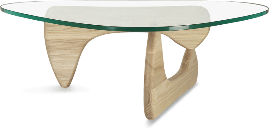 Table basse de style Noguchi Solid Ash /Large image.