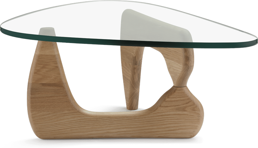 Table basse de style Noguchi Solid Oak/Medium image.