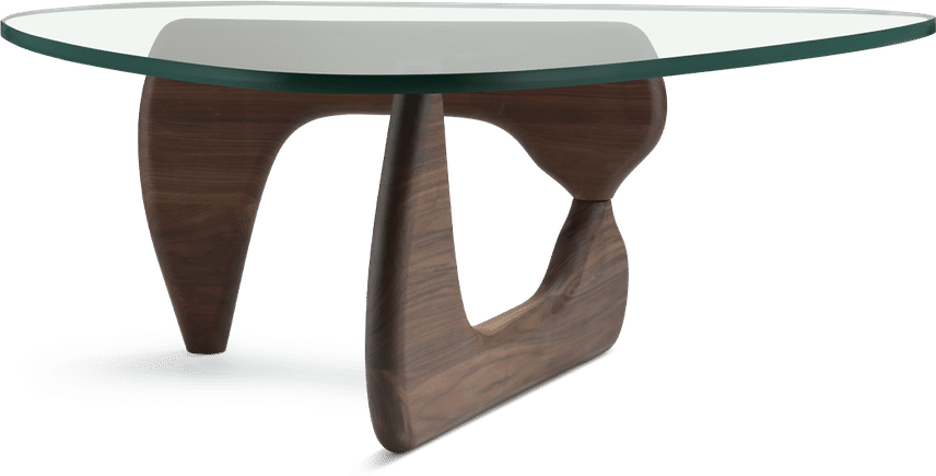 Noguchi Style Coffee Table Walnut/Medium image.