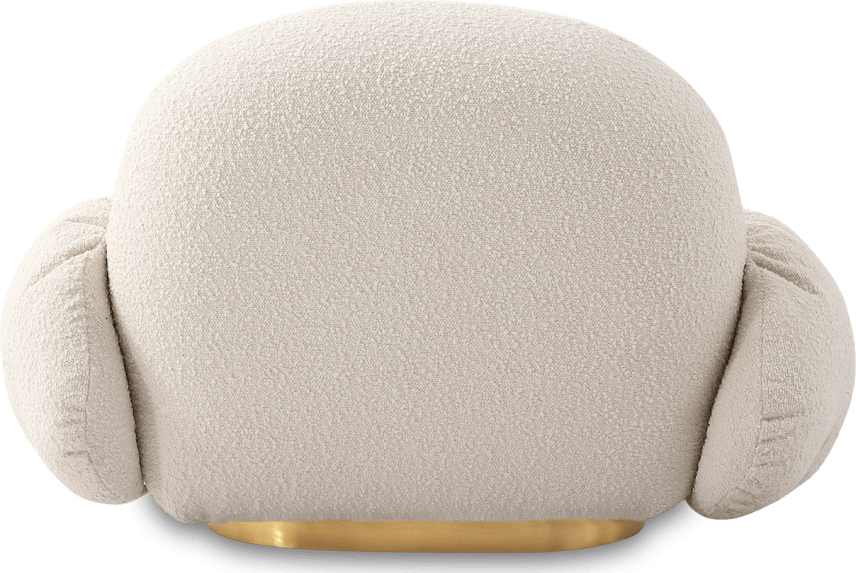 Pacha Style Armchair Gold/Creamy Boucle/Boucle image.