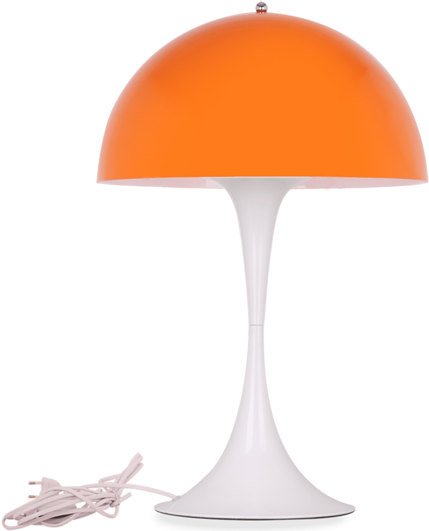 Panthella Style Table Lamp Orange image.