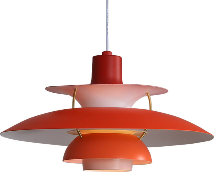 PH 5 Pendant Lamp Shades Of Red image.