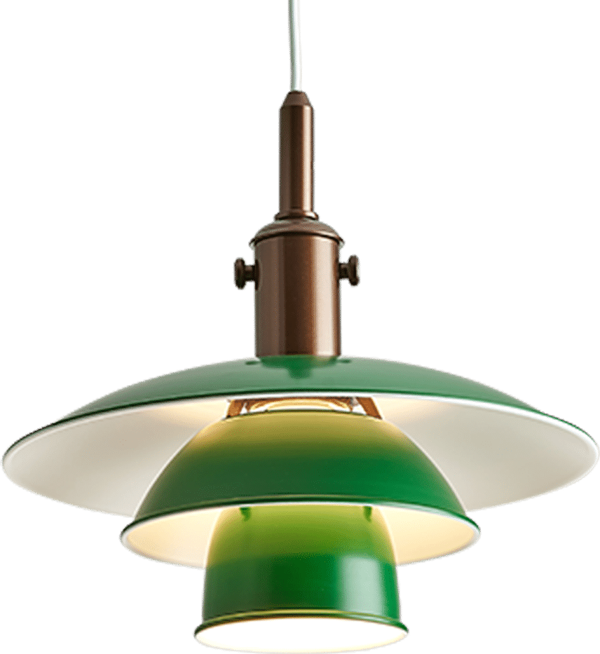 PH 3.5-3 hängande lampa PH Green image.