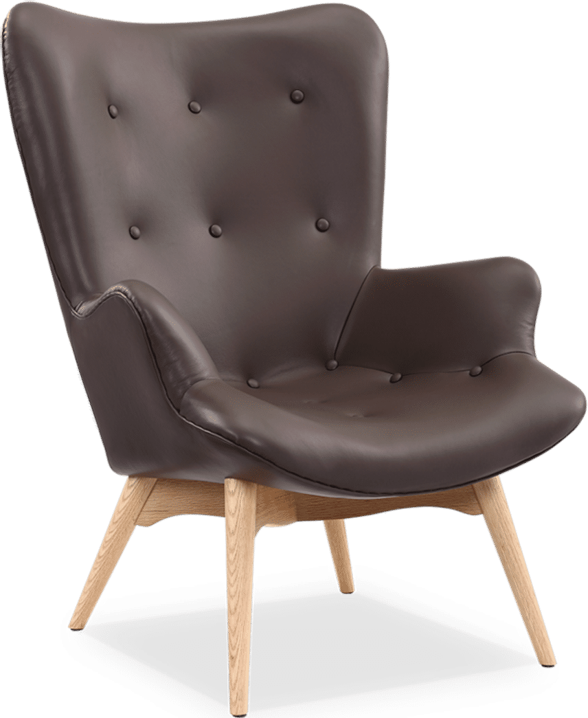 R160 Contour Chair Premium Leather/Mocha image.