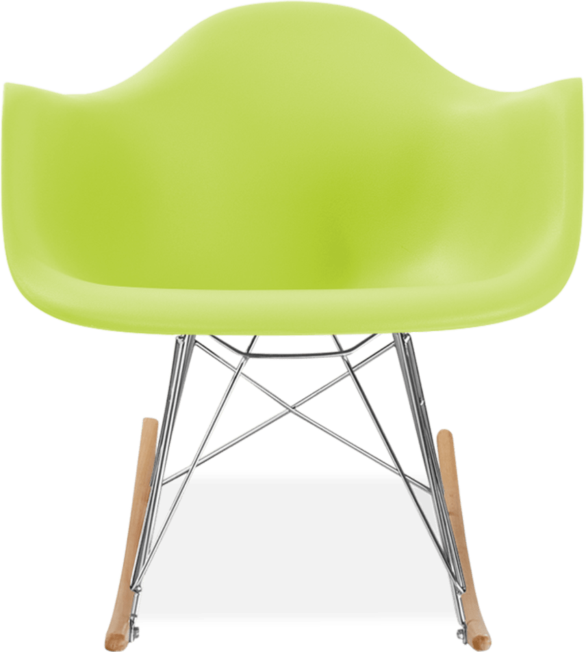 Chaise à bascule en plastique de style RAR 31 CM/Light Wood image.