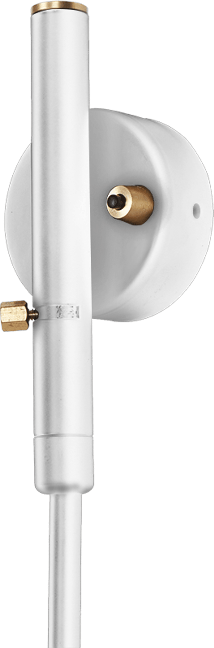 Lámpara de 1 brazo giratorio - Pivote de latón White image.