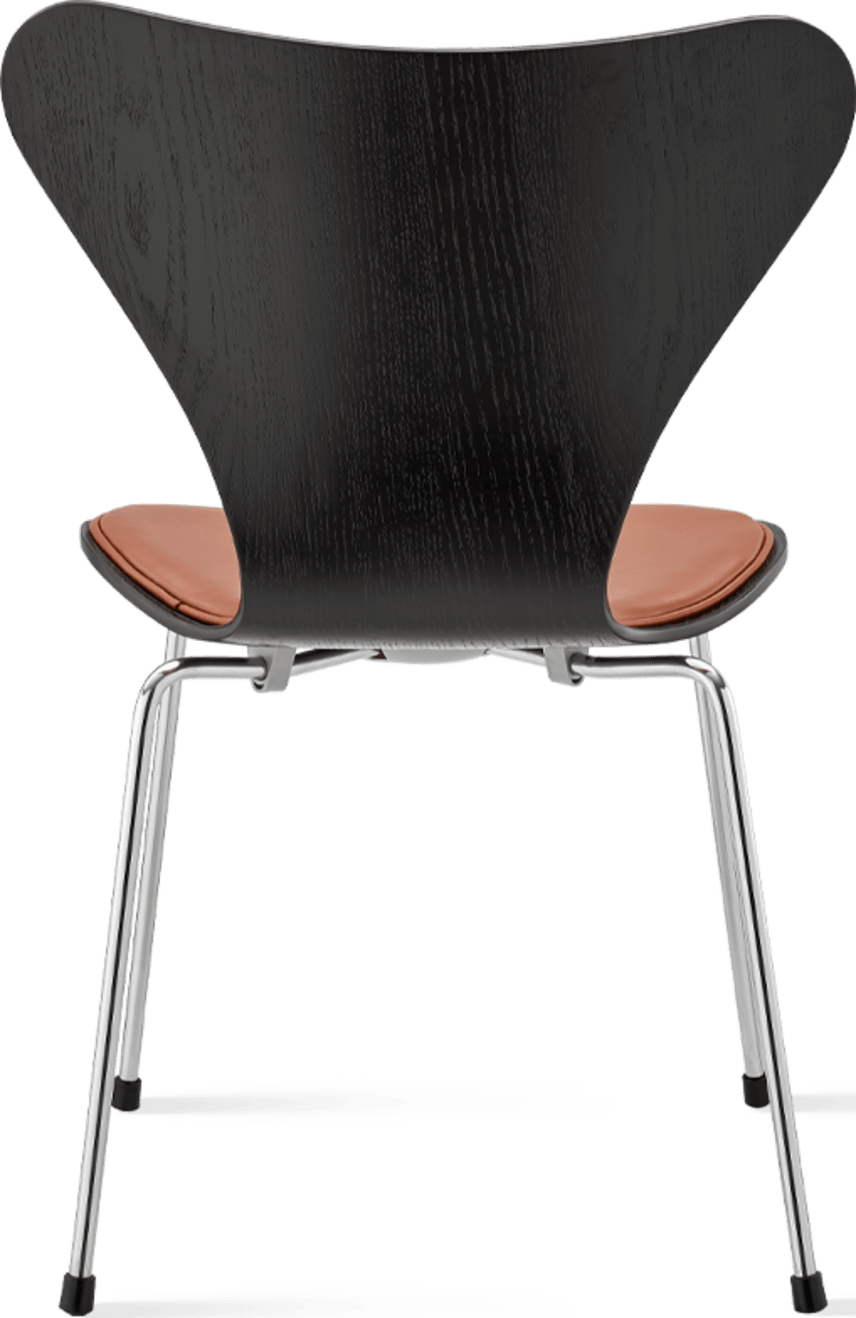 Series 7 Chair - Half Upholstered Premium Leather/Dark Tan image.