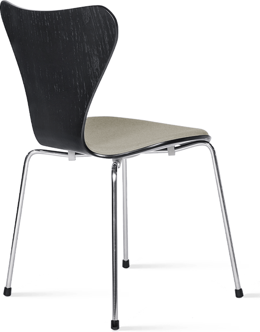 Series 7 Chair - Half Upholstered Wool/Light Pebble Grey image.