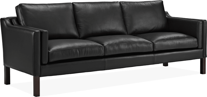 2213 Tre-seters sofa Premium Leather/Black  image.