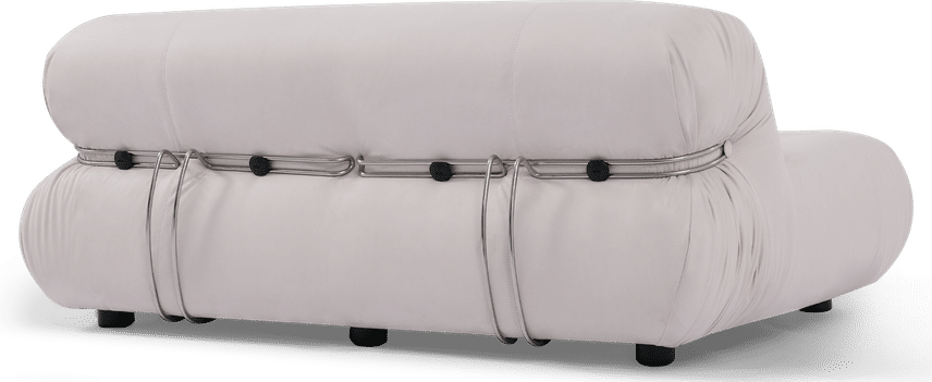 Soriana Style Sofa 2 Seat Creamy Alcantara image.