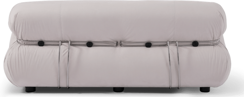 Soriana Style Sofa 2 Seat Creamy Alcantara image.