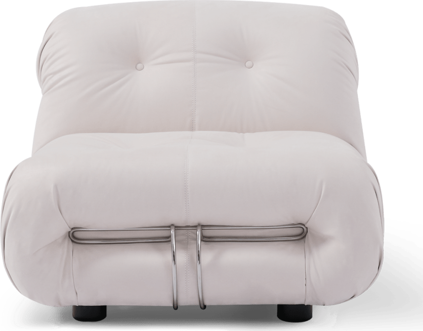Soriana Style Lounge Chair Creamy Alcantara image.