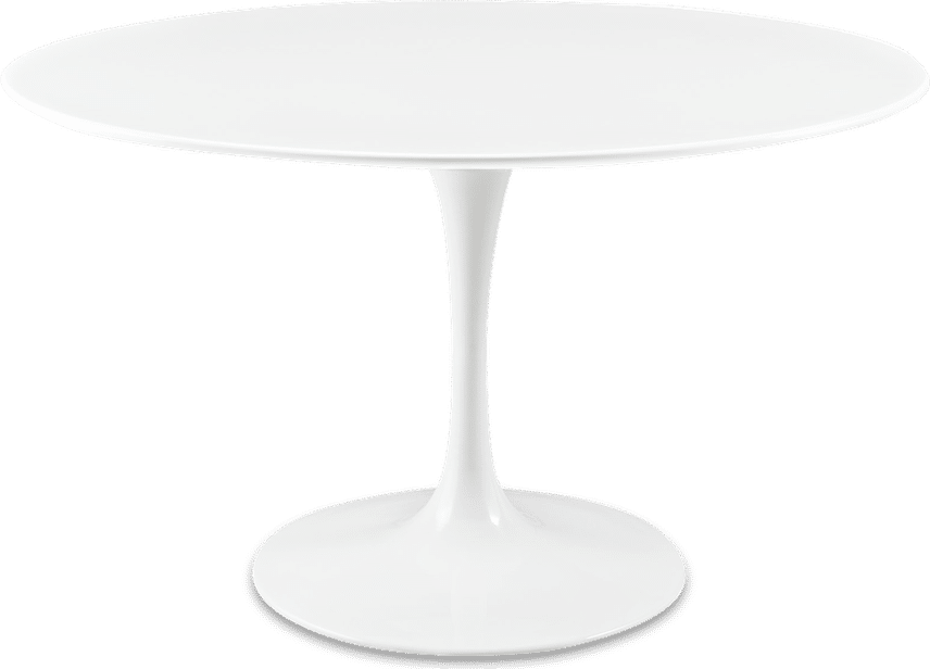Tulip Round Dining Table Fibreglass/White image.