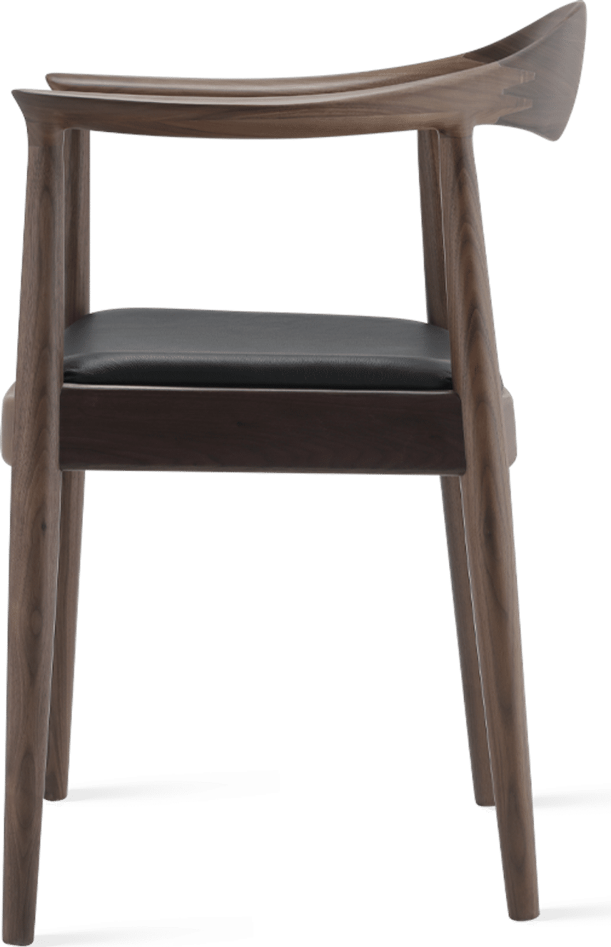 The Chair - PP501 Black/Walnut image.