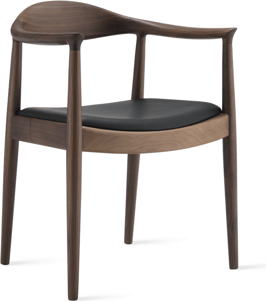 Der Stuhl - PP501 Black/Walnut image.