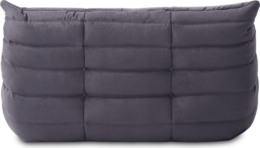 Comfort Style 2-Seater Sofa Charcoal Grey Alcantara/Alcantara image.