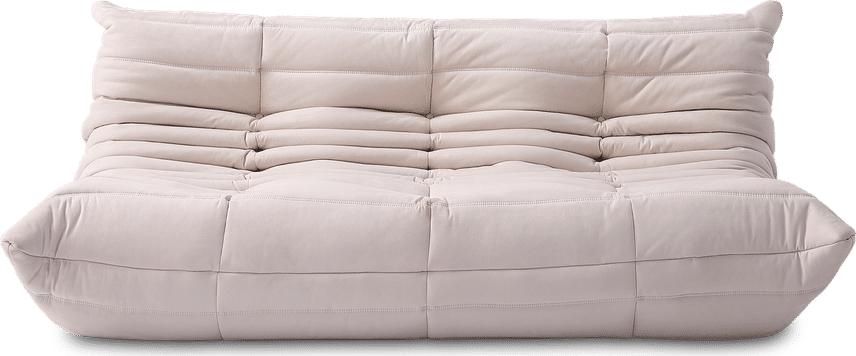 Comfort Style 3-Seater Sofa Creamy Alcantara/Alcantara image.
