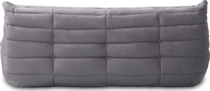 Comfort Style 3-Sitzer Sofa Light Grey Alcantara/Alcantara image.