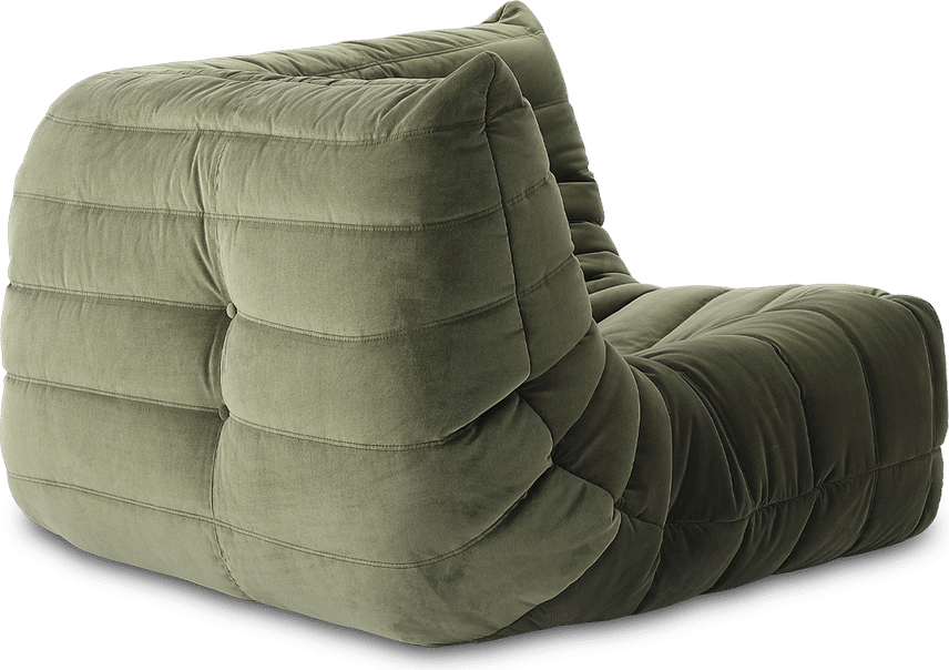 Comfort Style Curve Sofa Bottle Green Velvet/Velvet image.
