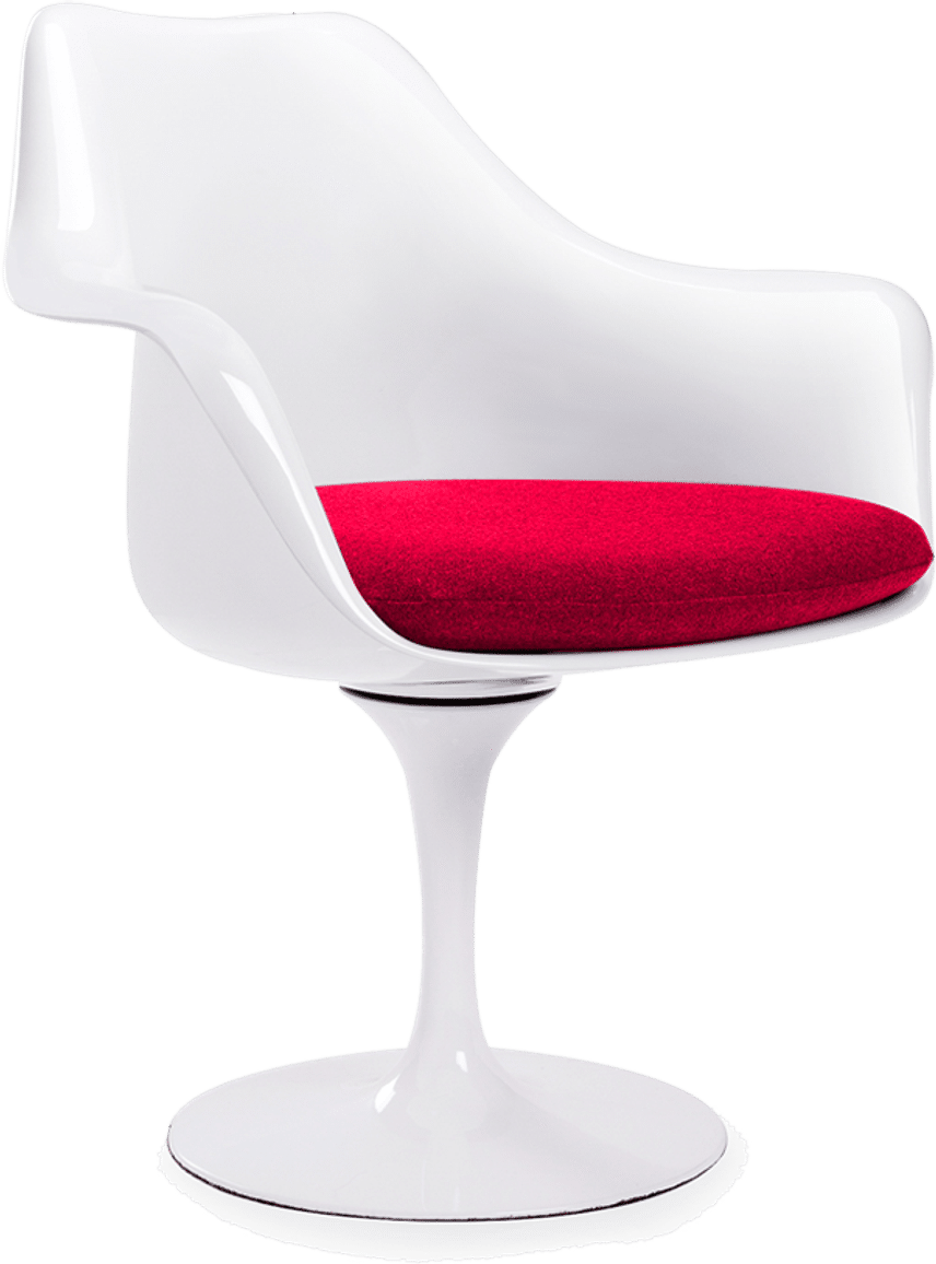 Tulip Armchair  Red image.