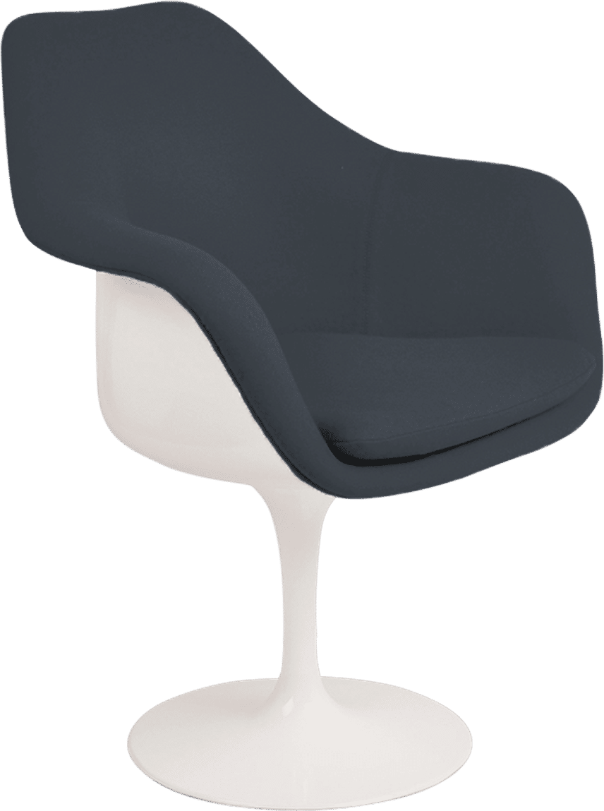 Tulip Carver Chair Black/White image.