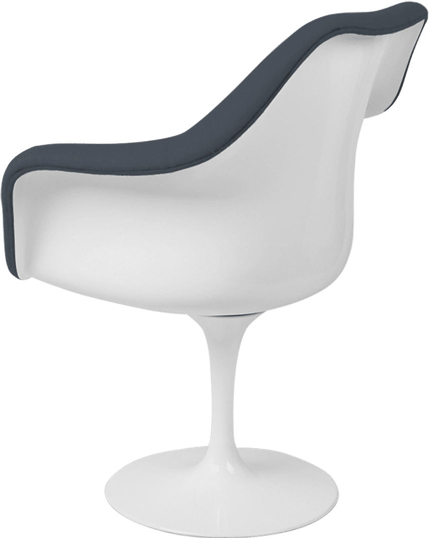 Tulip Carver Chair Black/White image.
