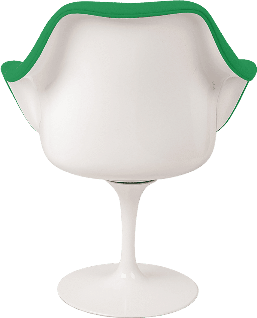 Sedia Tulip Carver Green/White image.