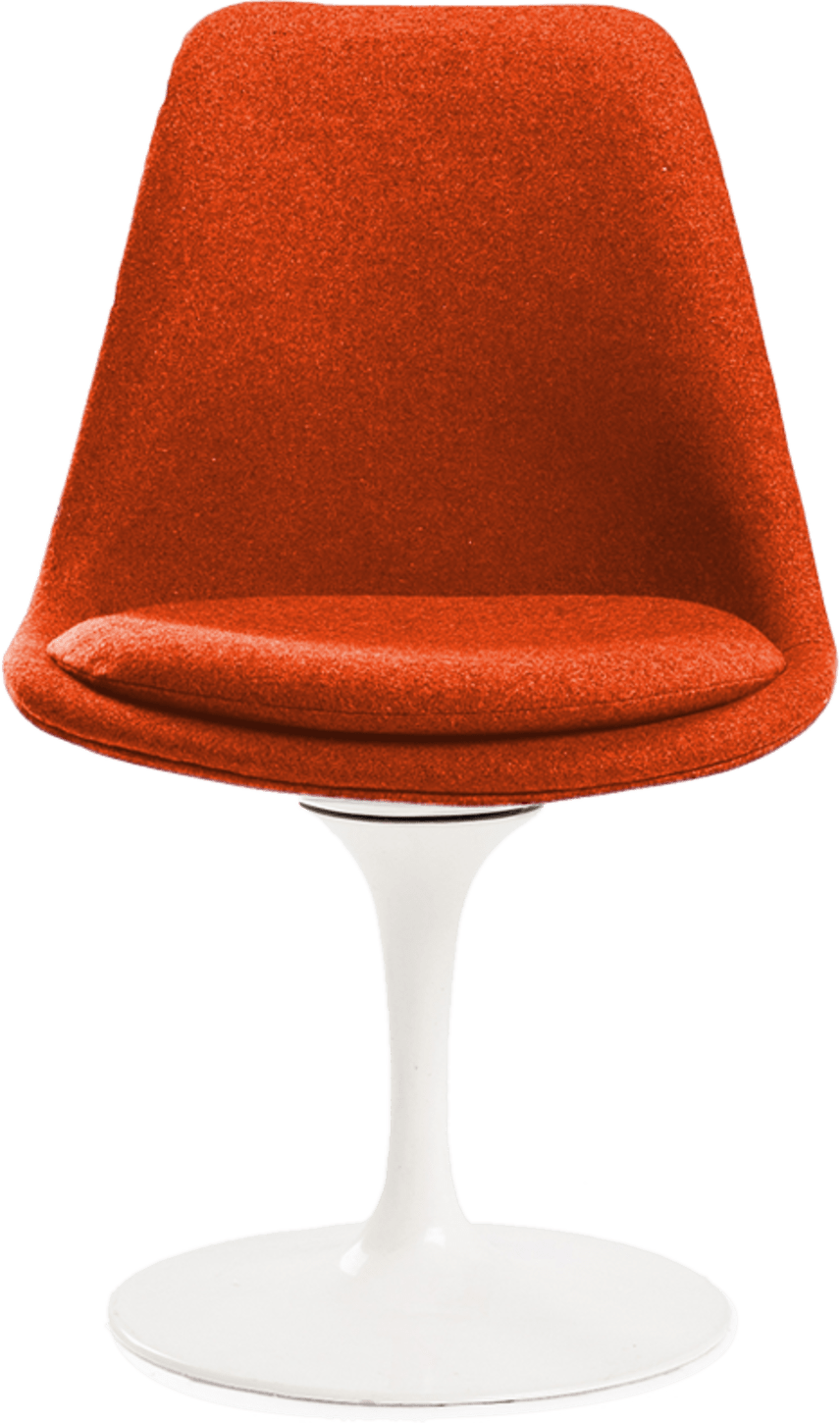 Tulip Chair Upholstered Orange image.