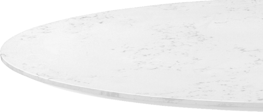 Tulip Oval Couchtisch - Marmor Marble/White Quartz 120 image.