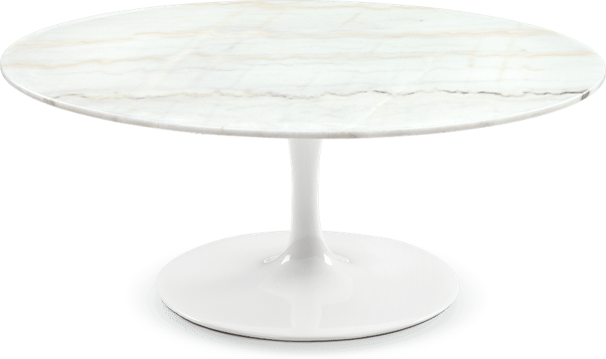 Tulip Ronde Salontafel - Marmer Marble/White Marble image.