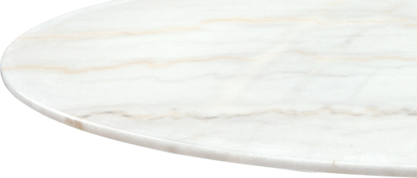 Tavolino Tulip Round - Marmo Marble/White Marble image.