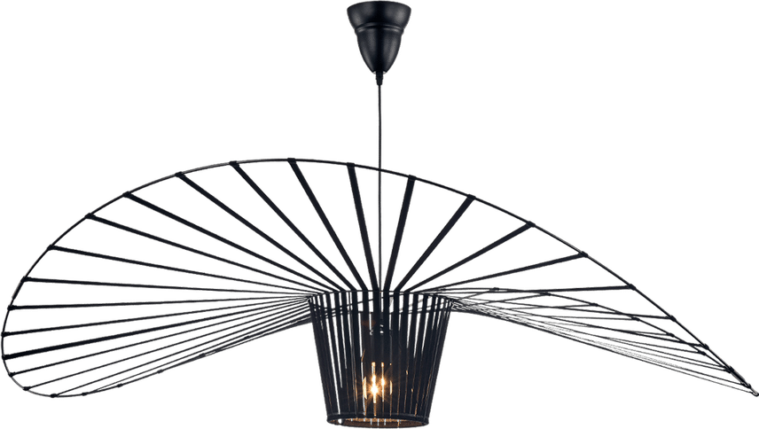 Vertigo Style Ceiling Lamp Black/Medium image.