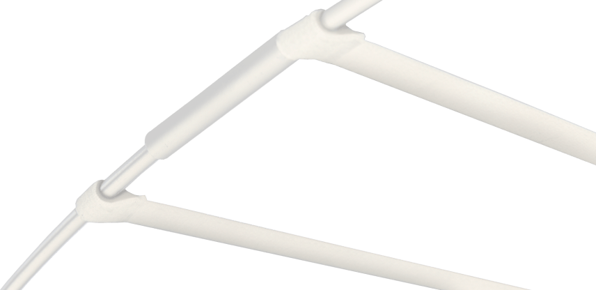 Lámpara de techo estilo Vértigo White/Medium image.