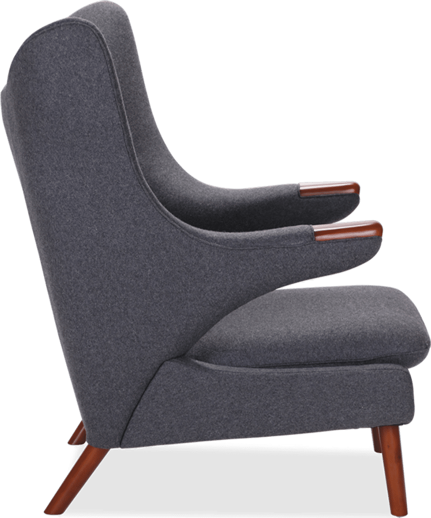 Teddy Bear Chair Wool/Charcoal Grey image.