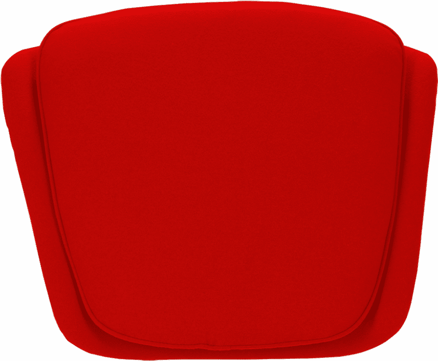 Womb stol Ottoman Wool/Deep Red image.