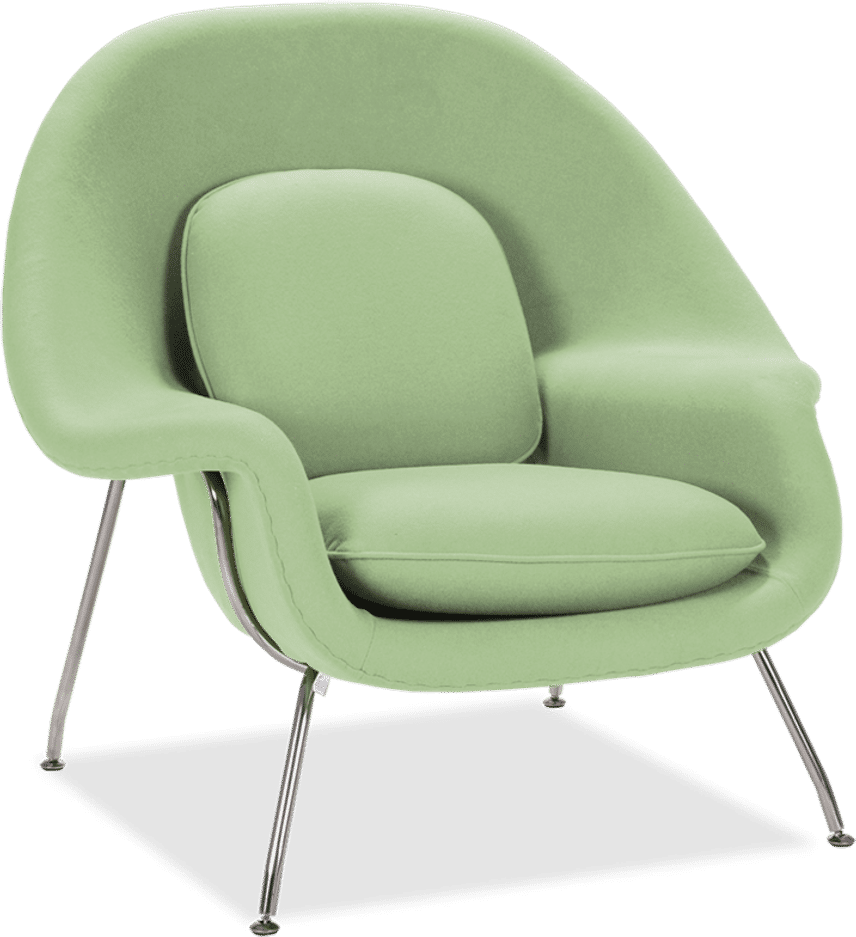 Chaise de l'utérus Wool/Light Green image.