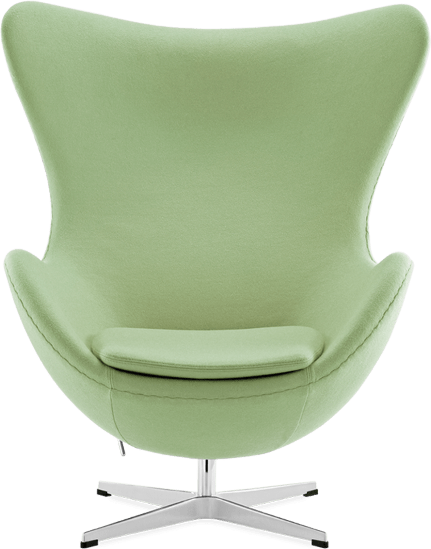 The Egg Chair Wool/Without piping/Light Green image.